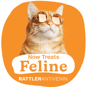 Now Treats Feline - Rattler Antivenin